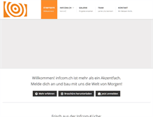 Tablet Screenshot of infcom.ch